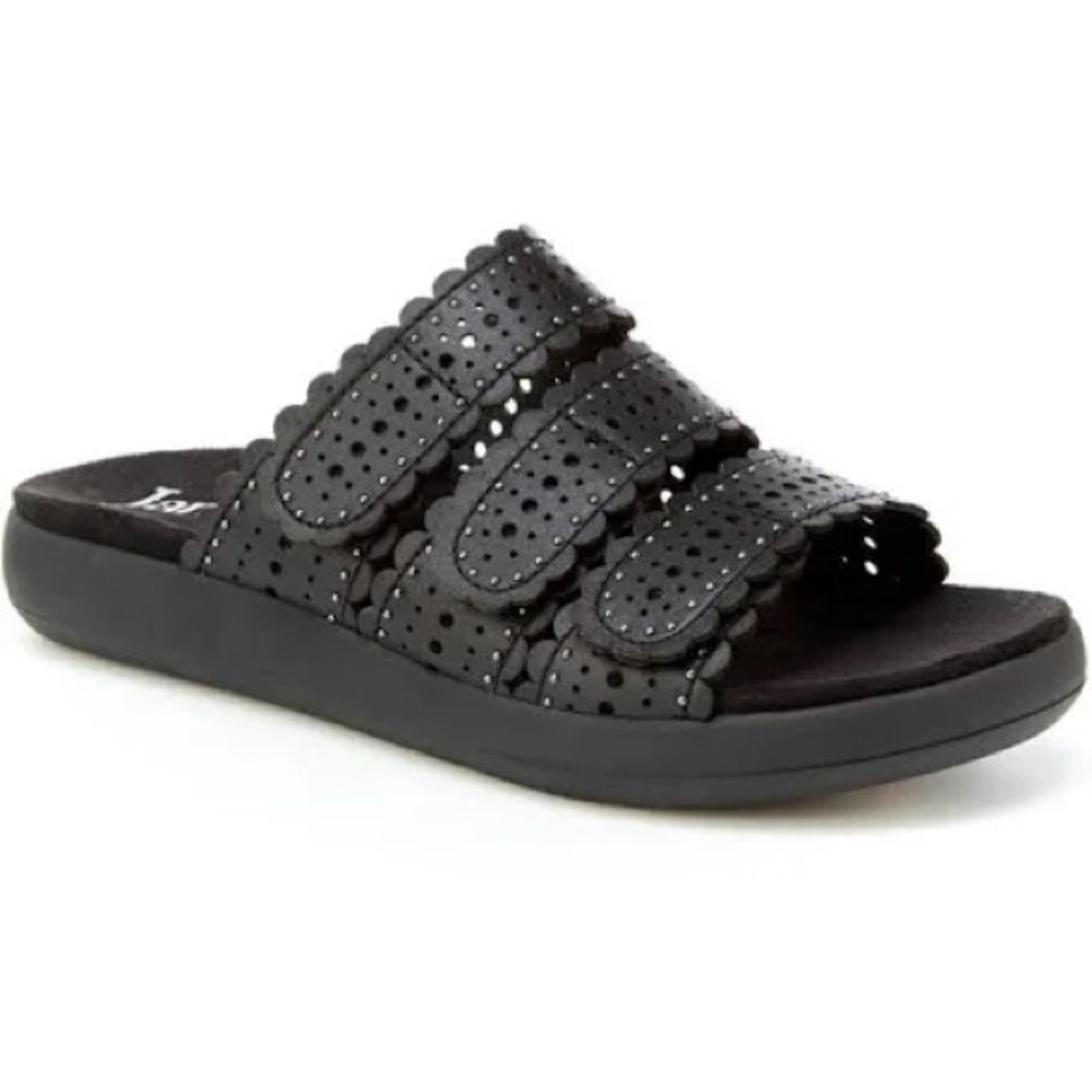 Jambu Odysseus Womens black Sandal size 9